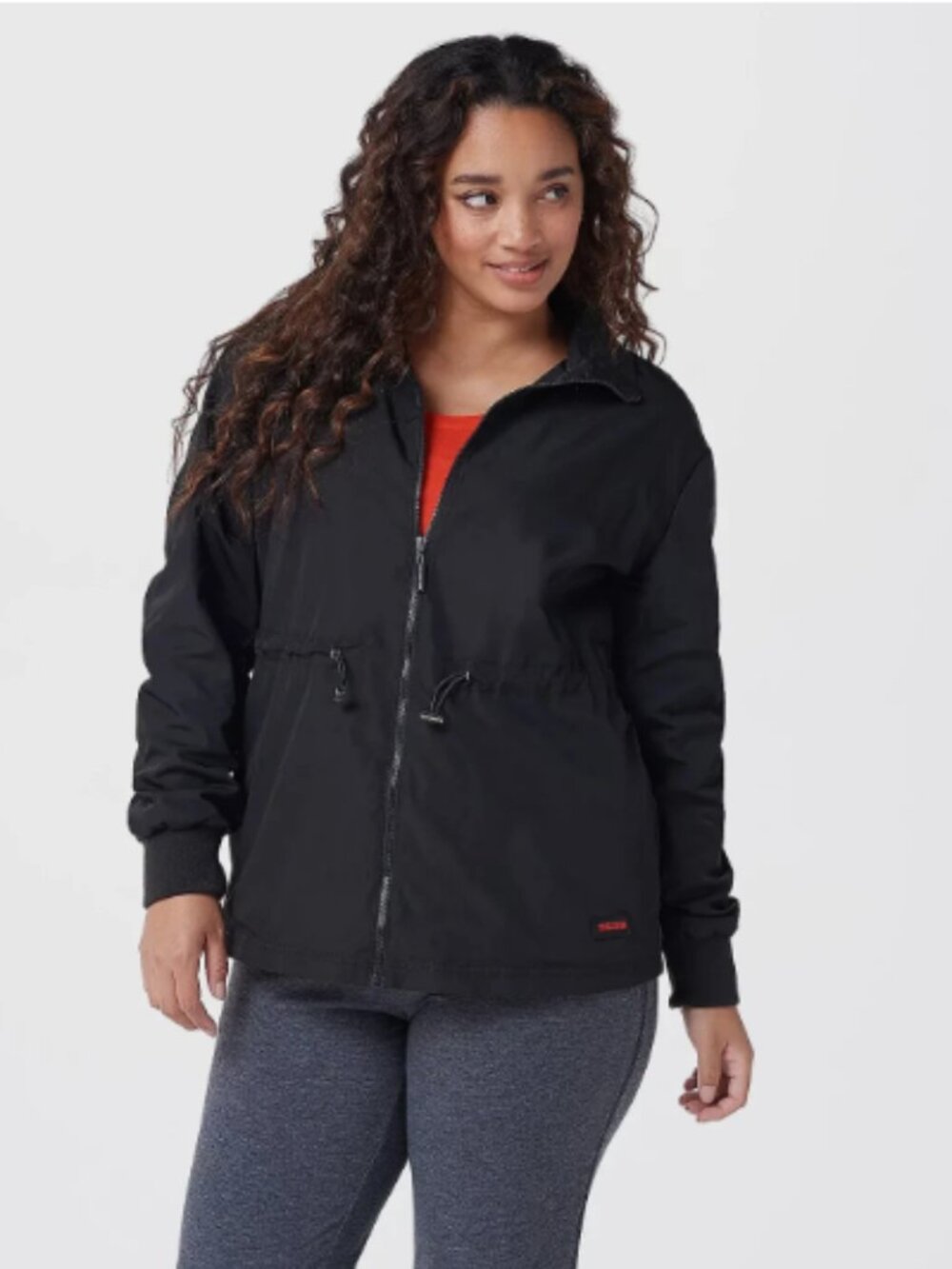 MIND BODY LOVE by Peace Love World Zip Front Jacket-Black-XS-NEW-A391895 Q21